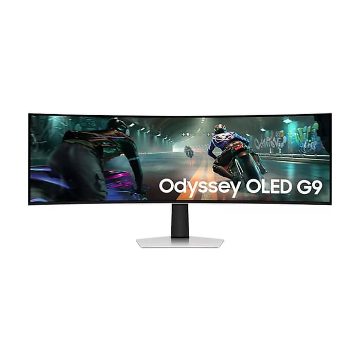 Samsung LS49DG910, 49" Odyssey G9 GAMING, Curved OLED, 1800R, 144Hz, Smart. 32:9, 5120 x 1440, Display Port , HDMI,Micro HDMI, USB Hub, Silver на супер цена от GT Computers Samsung LS49DG910, 49" Odyssey G9 GAMING, Curved OLED, 1800R, 144Hz, Smart. 32:9, 5120 x 1440, Display Port , HDMI,Micro HDMI, USB Hub, Silver на супер цена