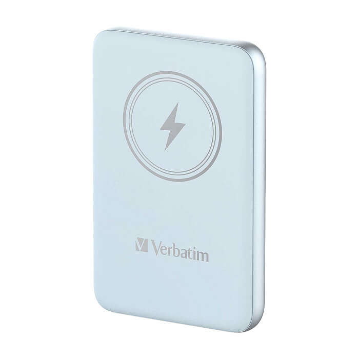 Verbatim MCP-10BE Power Pack 10000 mAh with UBS-C® PD 20W / Magnetic Wireless Charging 15W Blue ID 75112 (тъмнейл - 2)