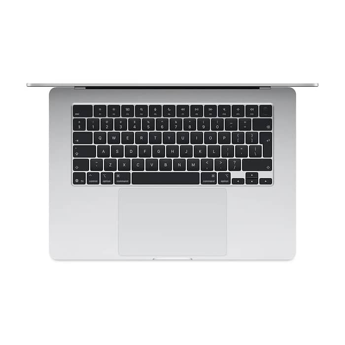 Apple MacBook Air 15.3: with Liquid Retina,M5 chip (10-core CPU), 16GB, 512GB SSD, M5 10-core GPU, macOS, Silver, INT keyboard (тъмнейл - 2)