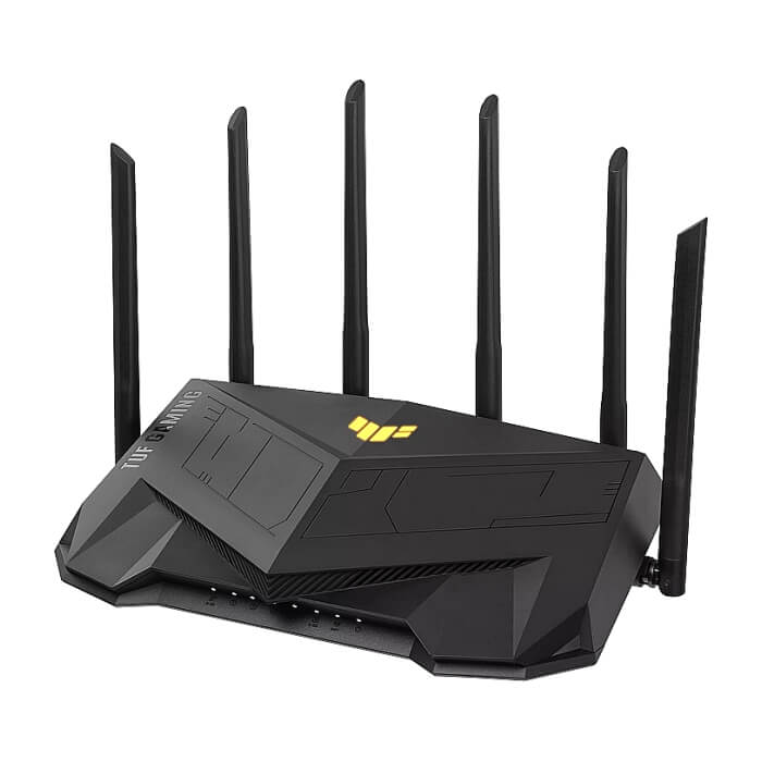 Asus Gaming Wireless TUF Router AX6000, Dual-Band, Quad-Core 2.0GHz CPU, 256MB/512MB Flash/RAM, 2.5G dual-port, AiProtection Pro, Adaptive QoS, VPN Fusion, IPTV, OFDMA, MU-MIMO, Be (тъмнейл - 3)