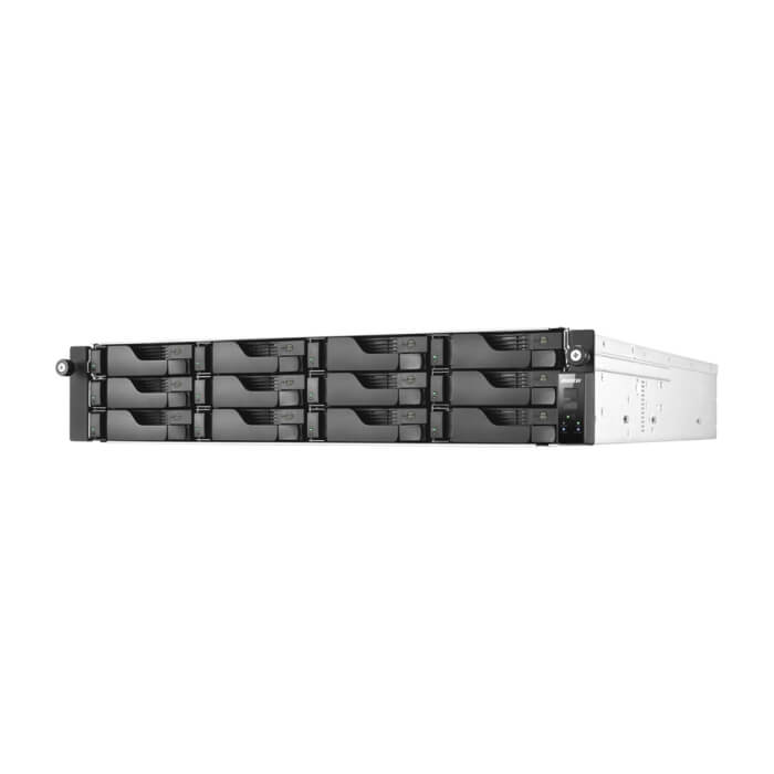 Asustor AS7212RDX, 2U 12-bay NAS, AMD Ryze 7 Pro 7745 Octa-Core 3.8GHz (up to 5.3GHz), 16GB ECC DDR5-4800 UDIMM (Max. 192GB),12 x SATA3 6Gb/s; 3.5"/2.5" HDD/SSD,1x M.2 NV (тъмнейл - 4)