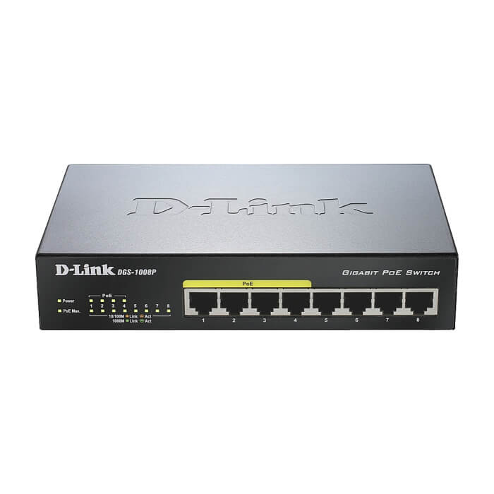 D-Link 8-port 10/100/1000 Desktop Switch w/ 4 PoE Ports на супер цена