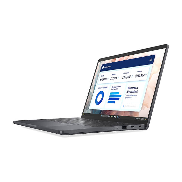Dell Pro 13 Premium PA13250, Intel Ultra 5 236V (40 TOPS NPU, 8cores, up to 4.7 GHz), 13.3" FHD+(1920x1200) WVA 400nits AG, 16 GB: LPDDR5x, 8533 MT/s (onboard), 512 GB SSD PCI ID 88606 (тъмнейл - 3)