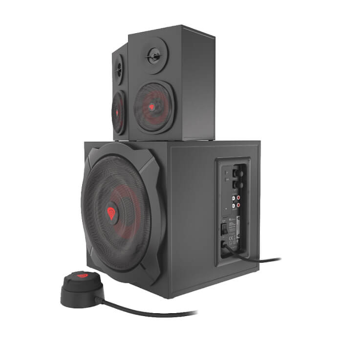 Genesis Speakers Helium 610BT 60W Rms 2.1 Black Wired Remote Control (тъмнейл - 3)