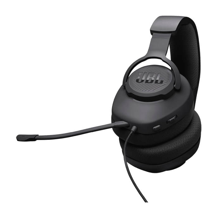 JBL QUANTUM 100M2 BLK Wired over-ear gaming headset with detachable mic and mute option ID 85383 (тъмнейл - 3)