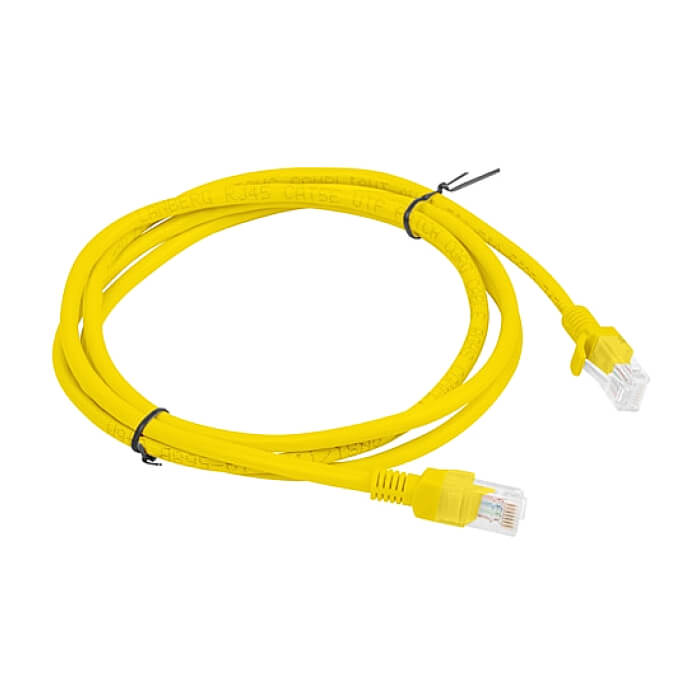Кабел - Lanberg patch cord CAT.6 1.5m, yellow ID 72191 (тъмнейл - 2)