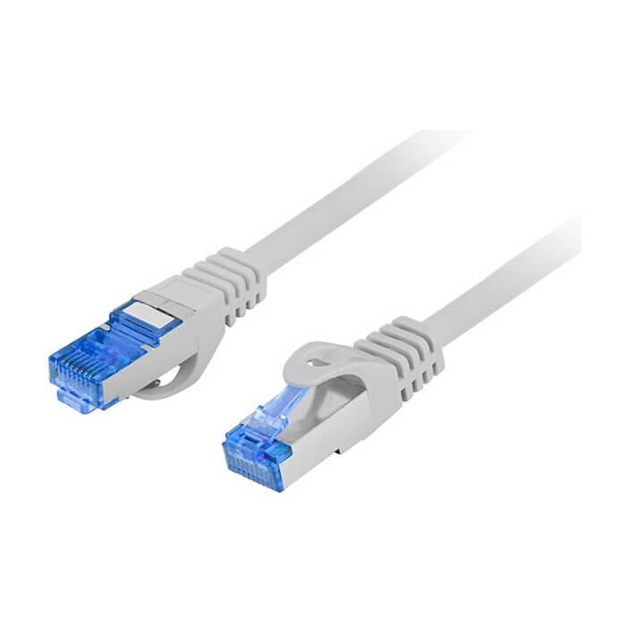 Кабел - Lanberg patch cord CAT.6A FTP LSZH CCA 5m Fluke Passed, grey ID 72330 (тъмнейл - 2)
