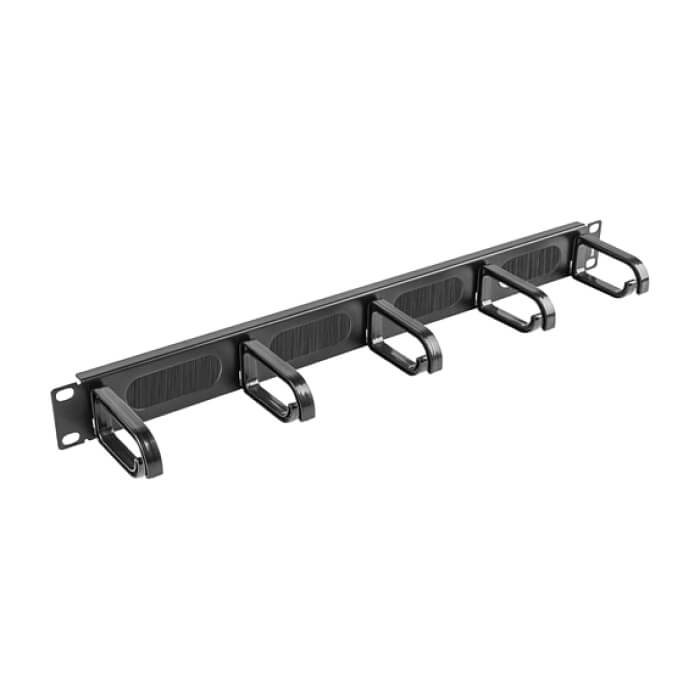 Lanberg 19" cable management AK-1203-B brush panel 5 rings- type b 1U, black на супер цена от GT Computers Lanberg 19" cable management AK-1203-B brush panel 5 rings- type b 1U, black на супер цена