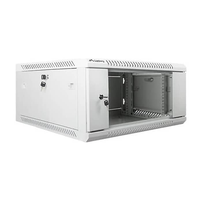 Lanberg rack cabinet 19” wall-mount 4U / 600x600 for self-assembly (flat pack), grey ID 71886 (тъмнейл - 2)