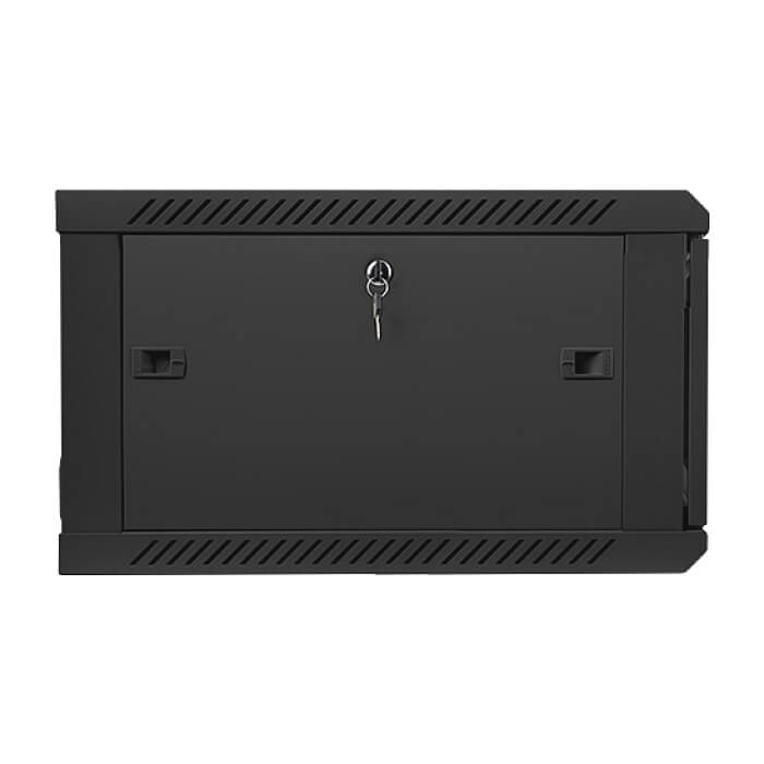 Lanberg rack cabinet 19” wall-mount 6U / 600x600 for self-assembly (flat pack), black ID 71885 (тъмнейл - 4)