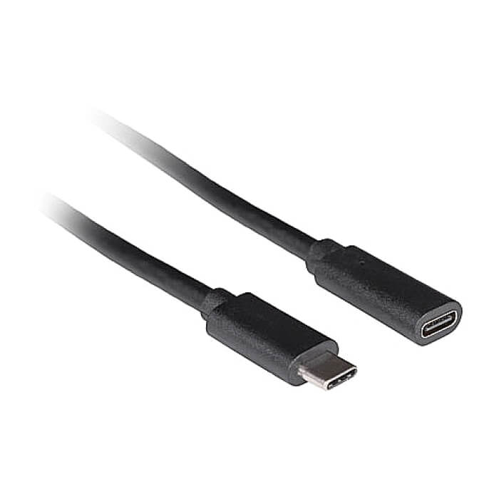 Lanberg USB-C M/F 3.1 cable 1.5m, Black ID 96722 (тъмнейл - 4)