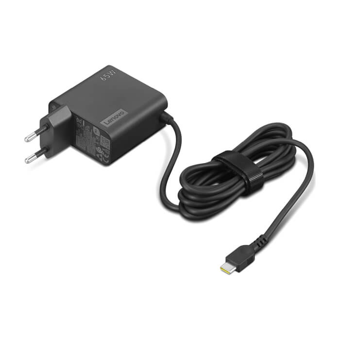 Lenovo 65W USB-C Wall Adapter-EU Pin (тъмнейл - 2)