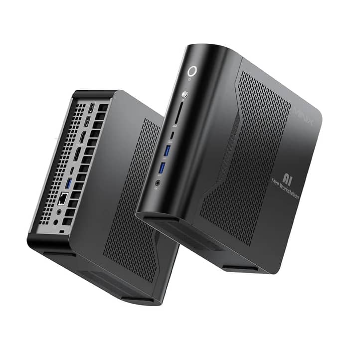 MiniX Elite ER939-AI Pro AMD Ryzen AI Max+ 395, 64GB DDR5, 1TB SSD, Dual LAN 2.5GHz, Wi-Fi 7, Windows 11 Pro (тъмнейл - 2)