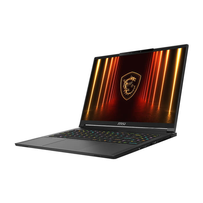 MSI Stealth A16 AI+ A3XWHG, NVIDIA GeForce RTX 5070 Ti 12GB GDDR7 992 AI TOPS, AMD Ryzen AI 9 HX 370 (12C, 24T, Up to 5.1 GHz 24 MB L3), 16" 16:10 QHD+ (2560x1600) OLED, 240hz ID 88273 (тъмнейл - 2)