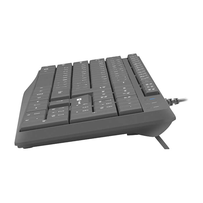 Natec Keyboard Nautilus SLIM US Layout Black (тъмнейл - 3)