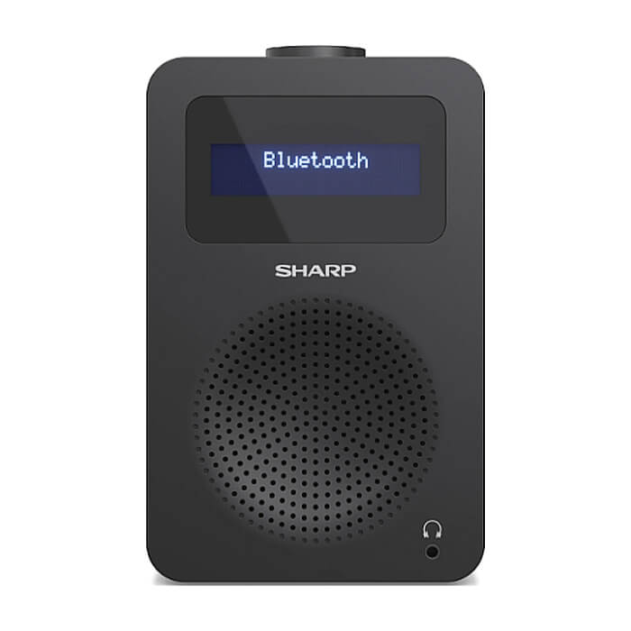 Sharp Radios DR-430(BK), DIGITAL RADIO, Bluetooth 5.0, 5W, 20 DAB+/DAB/FM, Auto time/date, LCD Display, Dual alarm, 3.5mm Headphone jack / line-out, Black ID 87523 на супер цена