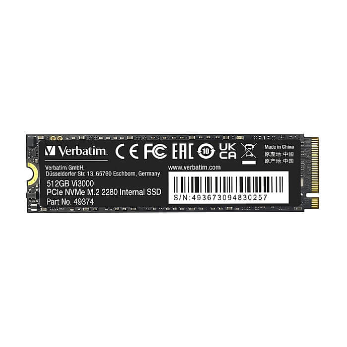 Verbatim Vi3000 Internal PCIe NVMe M.2 SSD 512GB ID 73193 на супер цена