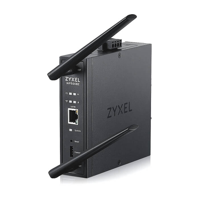 ZyXEL IAP500BE, BE5000, Dual Radio 2x2 MU-MIMO, PoE+ (802.3at), Industrial AP, DIN Rail mounted Standalone/Nebula Cloud Managed, DC Power (тъмнейл - 3)