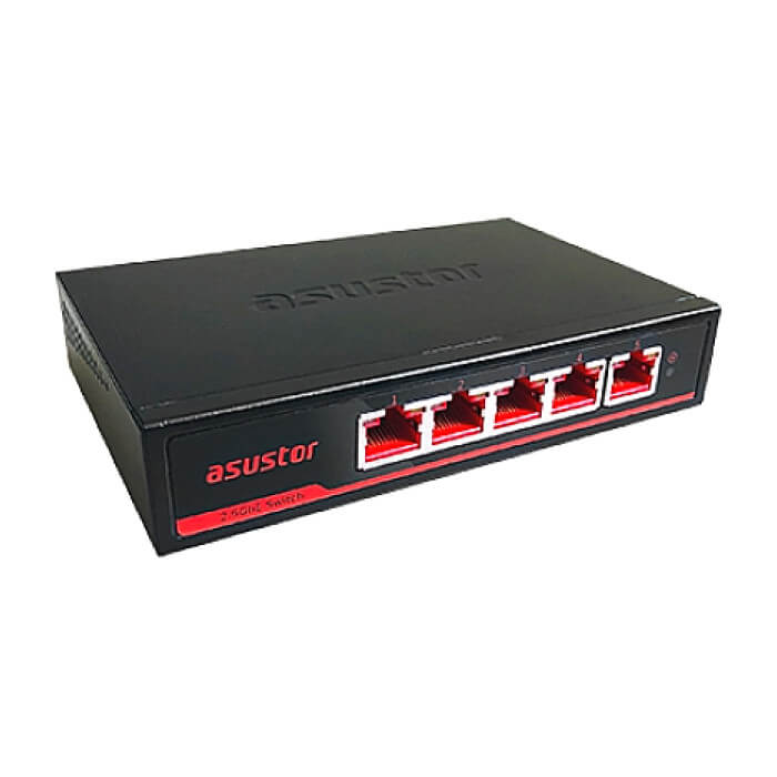 Asustor ASW205T, 5-port 2.5GBase-T Unmanaged Switch