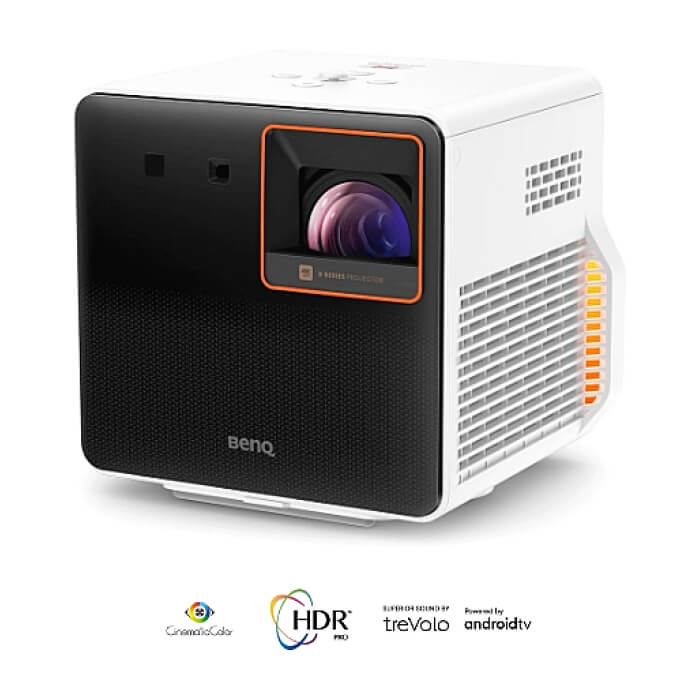 BenQ X300G, 3LED, Short Throw, 3300lm, 4K, HDR, 95% Rec709, Low input lag (4K/1080P: 16.67ms@60Hz; 1080p: 8.4ms@120Hz, 1080p:6ms@240Hz), Game mode, 8W*2 treVolo Sp., Realtime Auto 3D, RT Auto Focus, 1.2x Motor.Zoom, T/R 0.69-0.83, Compact size ID 76894 (тъмнейл - 2)