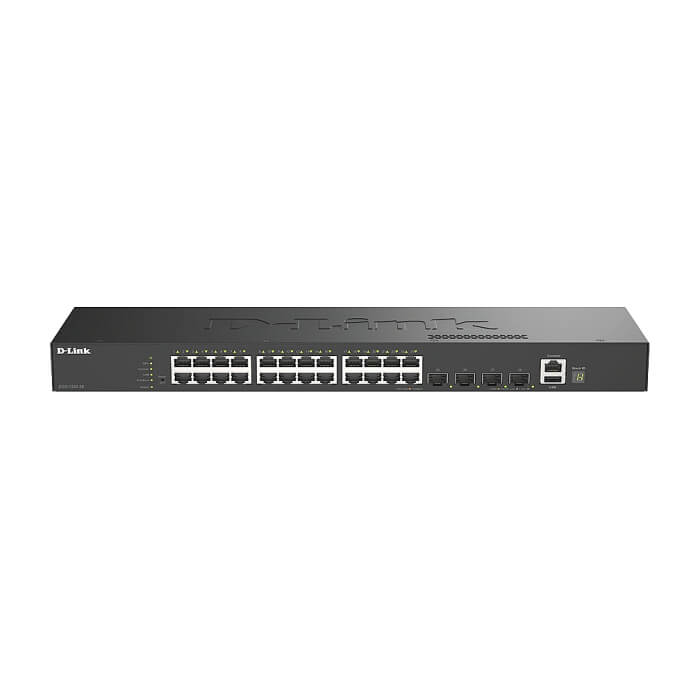 D-Link 24 Ports GE + 4 Ports 10G SFP+ Smart Managed Switch на супер цена