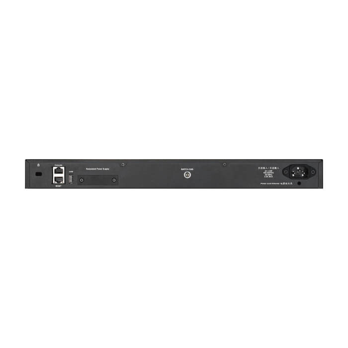 D-Link 48x10/100/1000BASE-T ports Layer 3 Stackable Managed Gigabit Switch with 2x10GBASE-T ports and 4xSFP+ ports (тъмнейл - 3)
