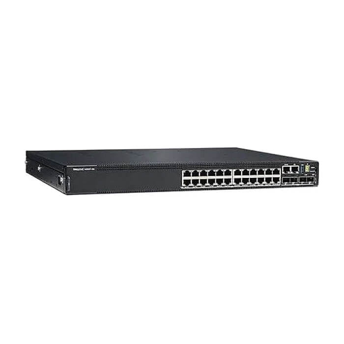 Dell EMC PowerSwitch N3224T-ON, 24x1G RJ-45, 4x10G SFP+, 2x100G QSFP28, 1xAC PSU, IO/PS, OS6, Lifetime Limited Hardware Warranty на супер цена