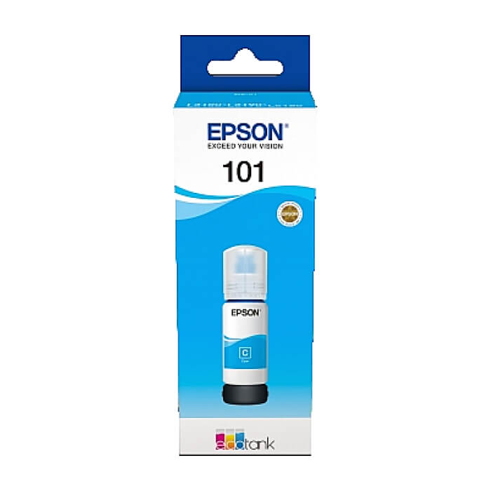Epson 101 EcoTank Cyan ink bottle ID 69662 на супер цена от GT Computers Epson 101 EcoTank Cyan ink bottle ID 69662 на супер цена