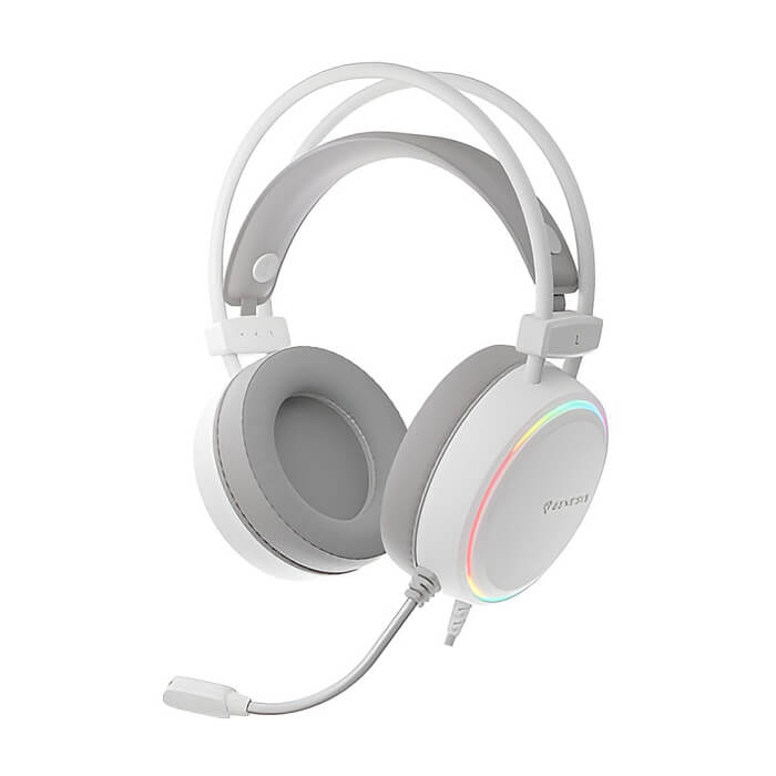 Genesis Headset Neon 613 G2 With Microphone RGB Illumination White ID 87911 на супер цена
