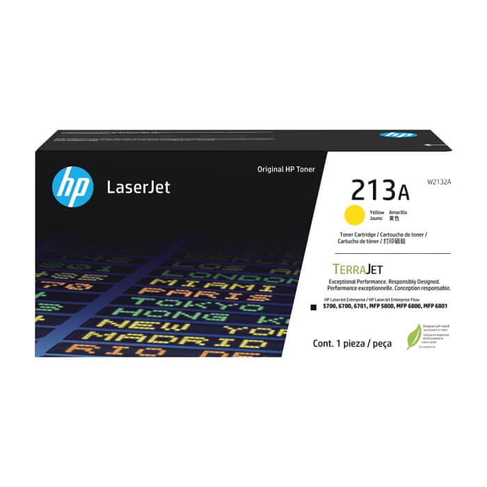 HP 213A Yellow Original LaserJet Toner Cartridge ID 68848 HP 213A Yellow Original LaserJet Toner Cartridge ID 68848