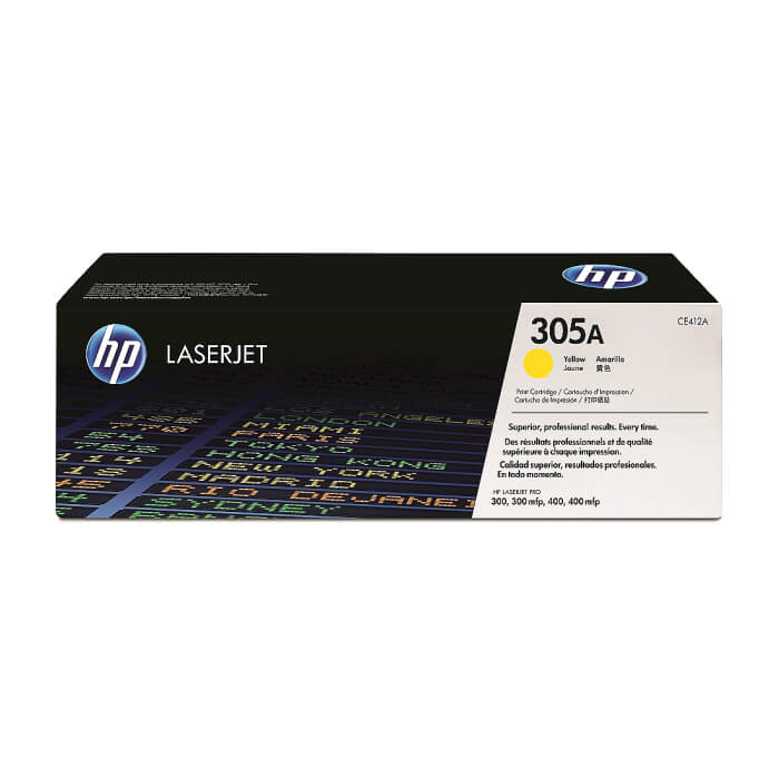 HP 305A Yellow LaserJet Toner Cartridge ID 68834