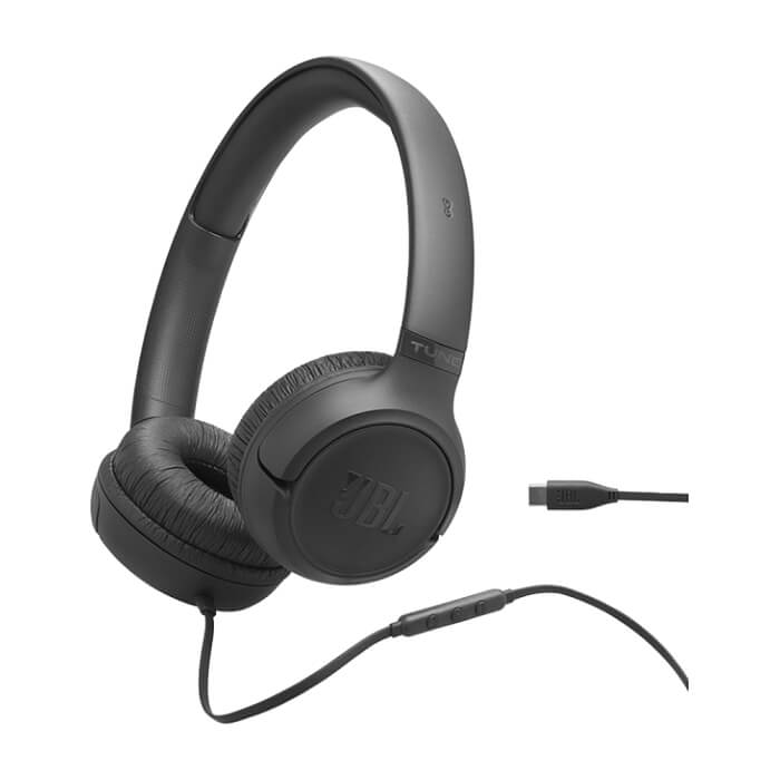 JBL TUNE 530C BLK USB-C Wired on-ear headphones ID 97059 (тъмнейл - 2)
