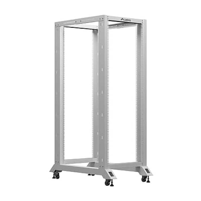 Lanberg open rack 19" 32U 600x1000, grey ID 96772 (тъмнейл - 4)
