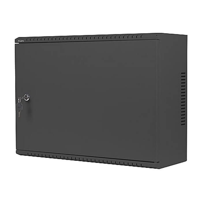 Lanberg rack cabinet 19" wall-mount 4U+3u/540x200 low-profile black (assembled) ID 87610 на супер цена