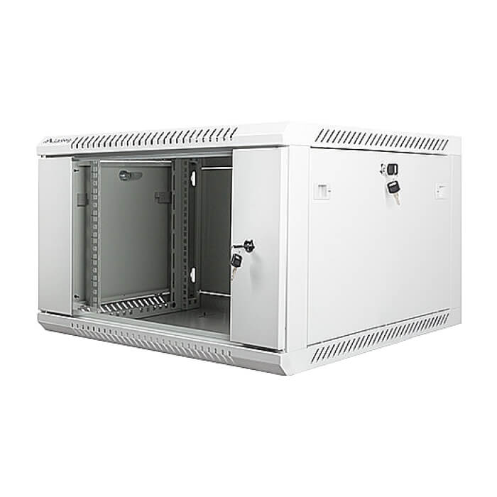 Lanberg rack cabinet 19” wall-mount 6U / 600x600 for self-assembly (flat pack), grey ID 71884 (тъмнейл - 3)