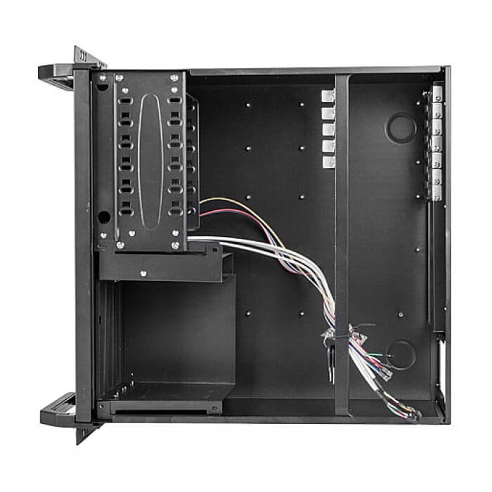 Lanberg rackmount server chassis ATX 450/08 19"/4U ID 62870 (тъмнейл - 2)