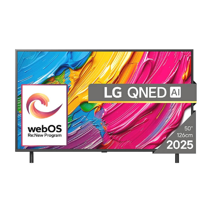 LG 50QNED80A3A, 50" 4K QNED HDR Smart TV, 3840x2160, DVB-T2/C/S2, Alpha 7 AI Processor, HDR10 / HLG, webOS 25 ThinQ, VRR / ALLM / HGiG, 4K Upscaling, WiFi 5, Voice Controll, B ID 88718 на супер цена от GT Computers LG 50QNED80A3A, 50" 4K QNED HDR Smart TV, 3840x2160, DVB-T2/C/S2, Alpha 7 AI Processor, HDR10 / HLG, webOS 25 ThinQ, VRR / ALLM / HGiG, 4K Upscaling, WiFi 5, Voice Controll, B ID 88718 на супер цена