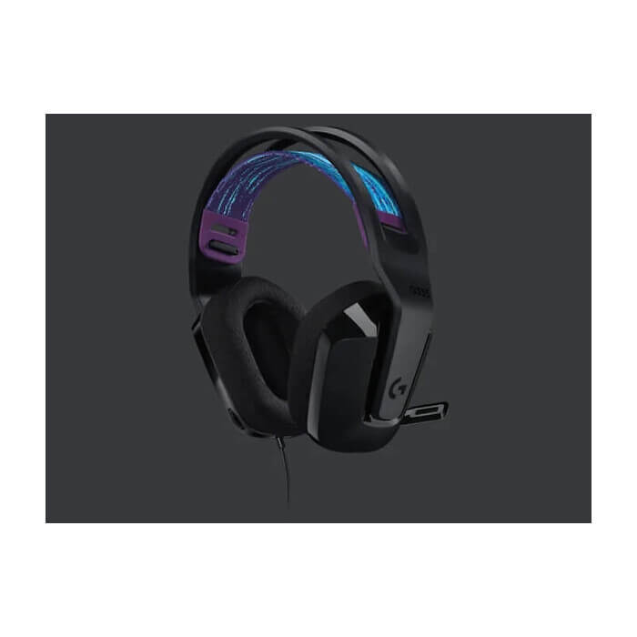 Logitech G335 Gaming Headset, PRO-G 40 mm Drivers, DTS Headphone:X 2.0 Surround, Blue Voice Microphone, 240 g, Black ID 74598 (тъмнейл - 2)