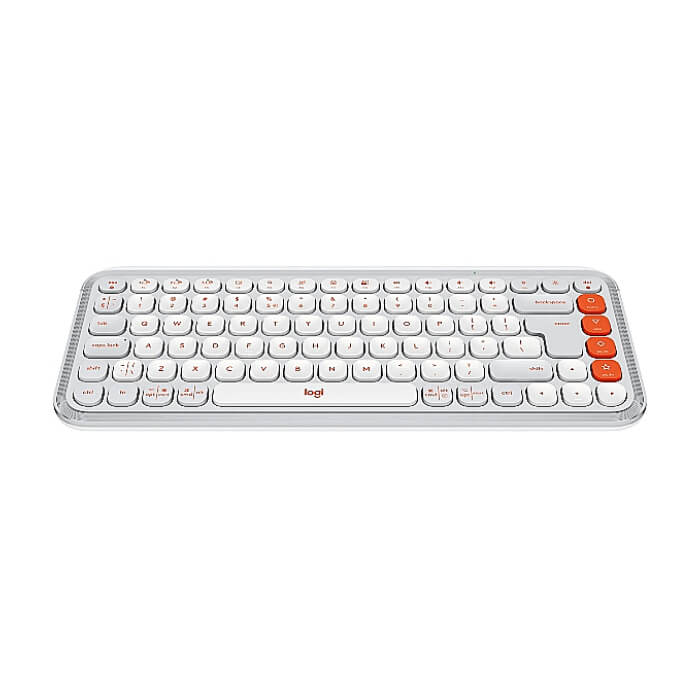 Logitech Pop Icon Keys - White - US INT'L - BT - N/A - INTNL-973 (тъмнейл - 2)