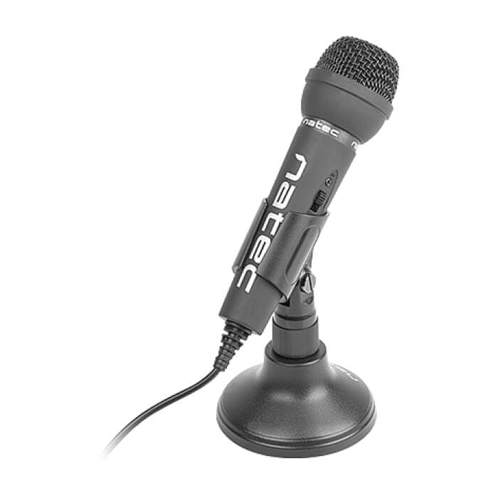 Natec microphone adder black ID 66363 (тъмнейл - 2)