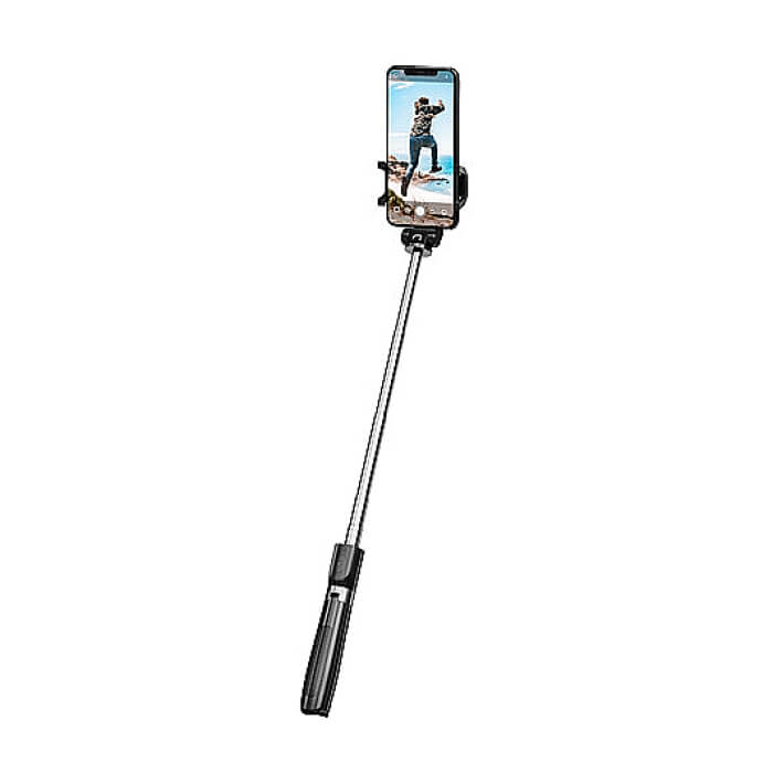 Natec Wireless Selfie Tripod Alvito BT 4.0 Black ID 64796 (тъмнейл - 4)