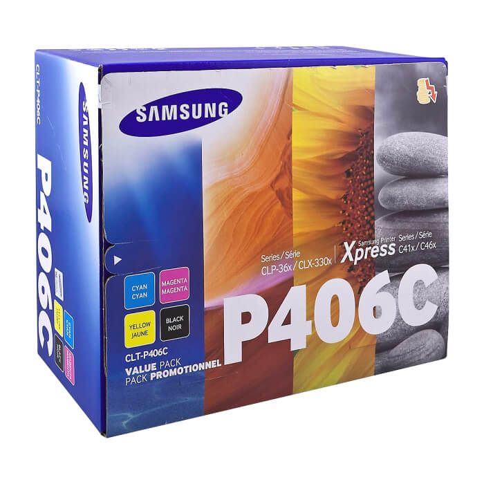 Samsung CLT-P406C 4-pk CYMK Toner Crtg ID 68128 на супер цена