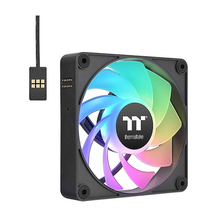 Thermaltake CT120 EX Reverse ARGB Sync PC Cooling Fan 3 Pack Magnetic Connect ID 95551 (тъмнейл - 2)