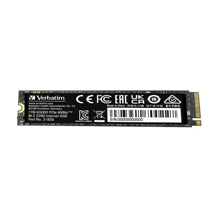 Verbatim Vi5000 Internal PCIe NVMe M.2 SSD 1TB ID 73189 (тъмнейл - 3)