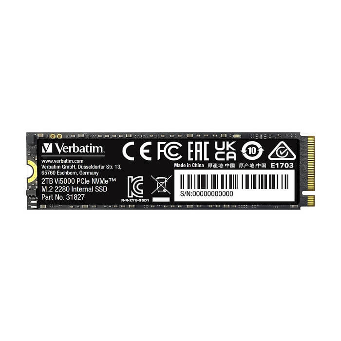 Verbatim Vi5000 Internal PCIe NVMe M.2 SSD 2TB ID 73188