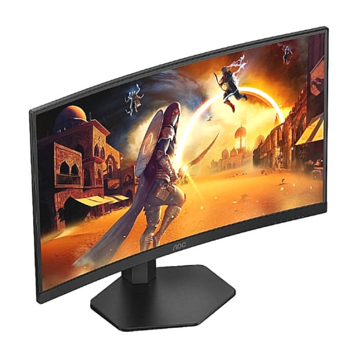 AOC C27G4ZXU, 27" Curved 1500R VA WLED, 1920x1080@280Hz, 1ms GtG, 0.3msMPRT, 300cd m/2, 4000:1, 80M:1 DCR, Adaptive Sync, FlickerFree, Low Blue Light, 2Wx2, Tilt, Height Adjust, Swivel, 2xHDMI, DP, USB hub ID 79416 (тъмнейл - 5)