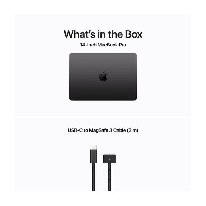 Apple 14-inch MacBook Pro: Apple M5 Pro chip with 15-core CPU and 16-core GPU, 24GB, 2TB SSD - Space Black ID 96987 (тъмнейл - 5)