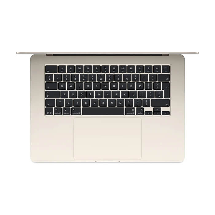 Apple MacBook Air 15.3: Apple M5 chip with 10-core CPU and 10-core GPU, 16GB, 1TB SSD - Starlight ID 96917 (тъмнейл - 2)