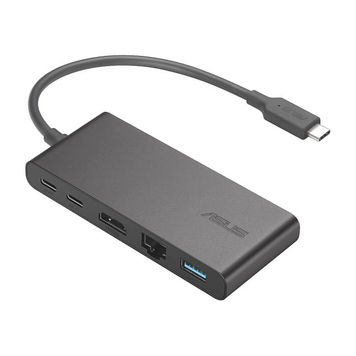 Asus DC201 DUAL 4K USB-C, Black (тъмнейл - 2)