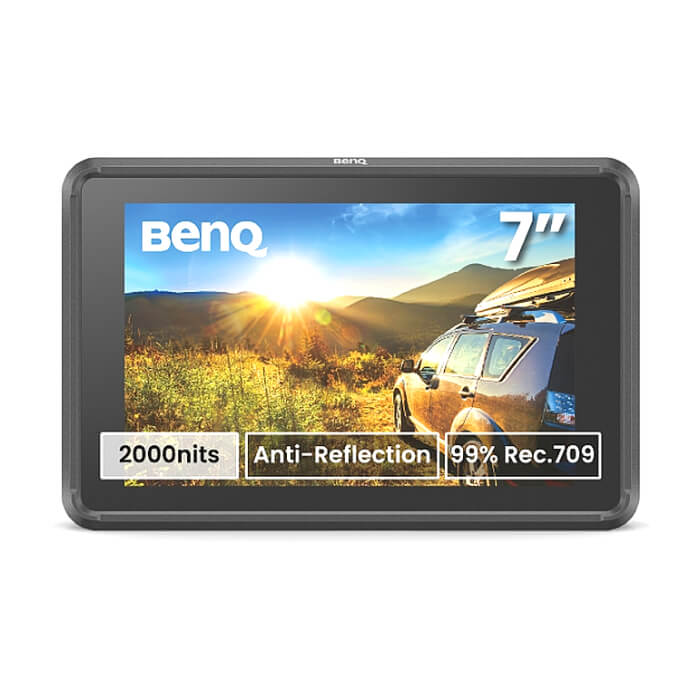 BenQ 7 PVS7, 7" 2000nits BenQ On Camera Monitor, IPS 2000NITS LED MONITOR PVS7 DARK GREY-BLACK ID 95270